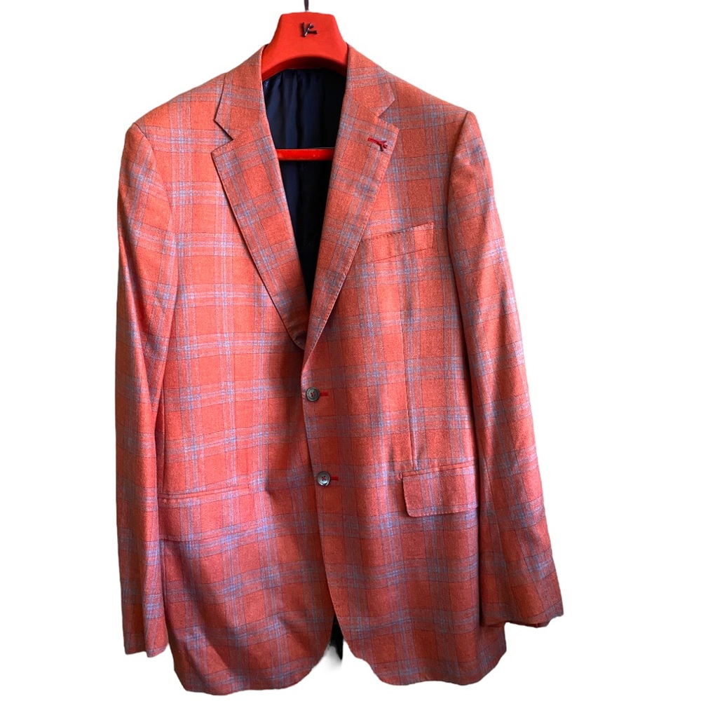 ISAIA Men’s Plaid Regular-Fit Sportcoat
